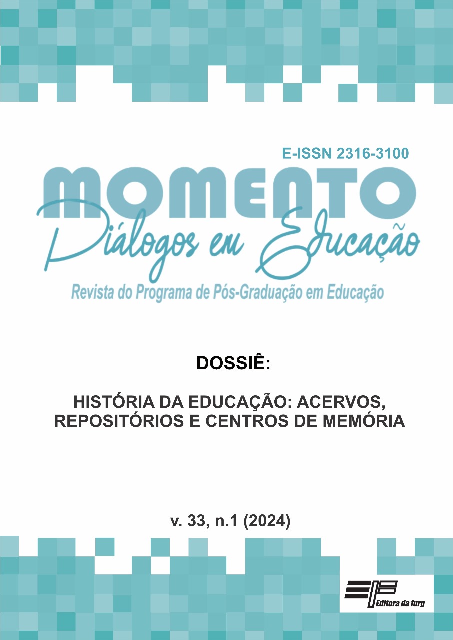 					Ver Vol. 33 Núm. 1 (2024): Dossiê: História da Educação: acervos, repositórios e centros de memória
				