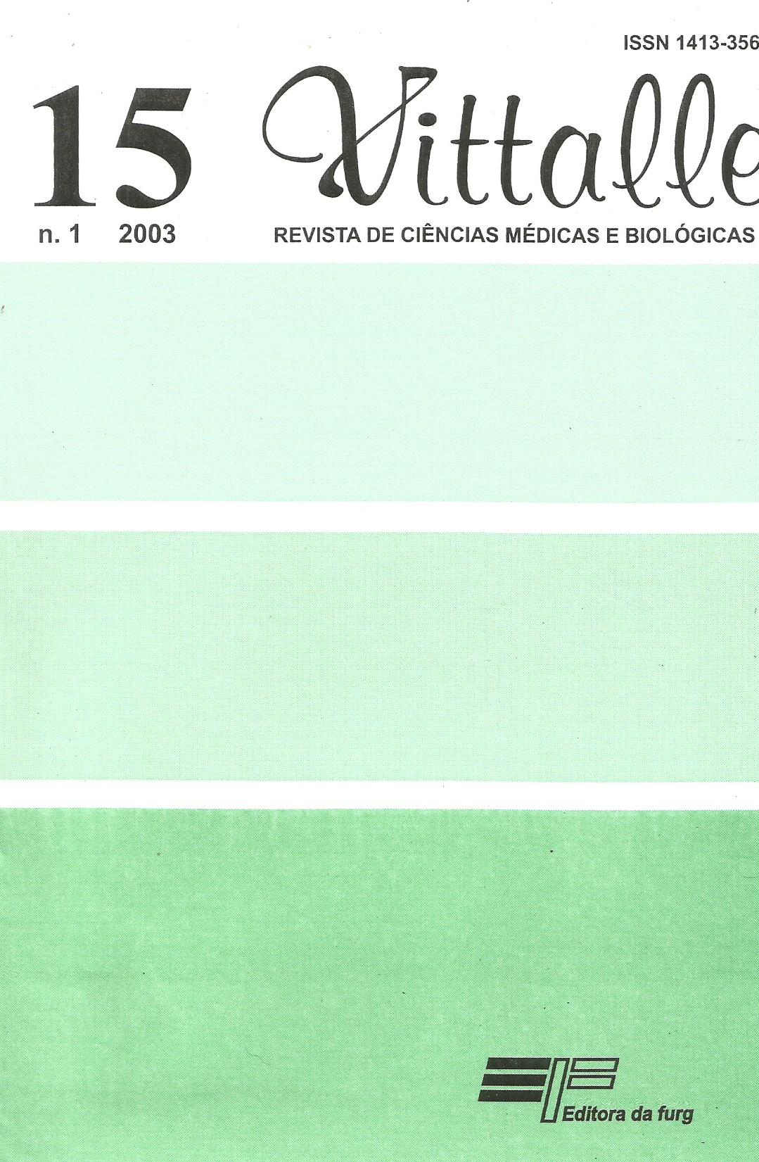 					Visualizar v. 15 n. 1 (2003)
				